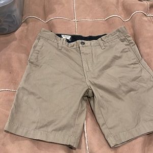 EUC. Almost new Volcom mens shorts. Khaki color. Can fit a boys large.